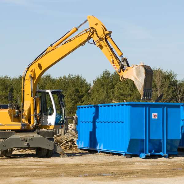 how many times can i have a residential dumpster rental emptied in Moon PA